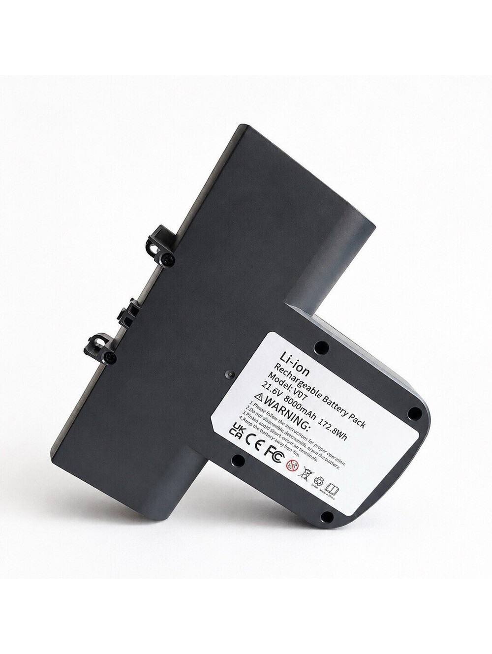 V8T 21.6V 8000mAh Li-ion Rechargeable Battery Pack 172.8Wh